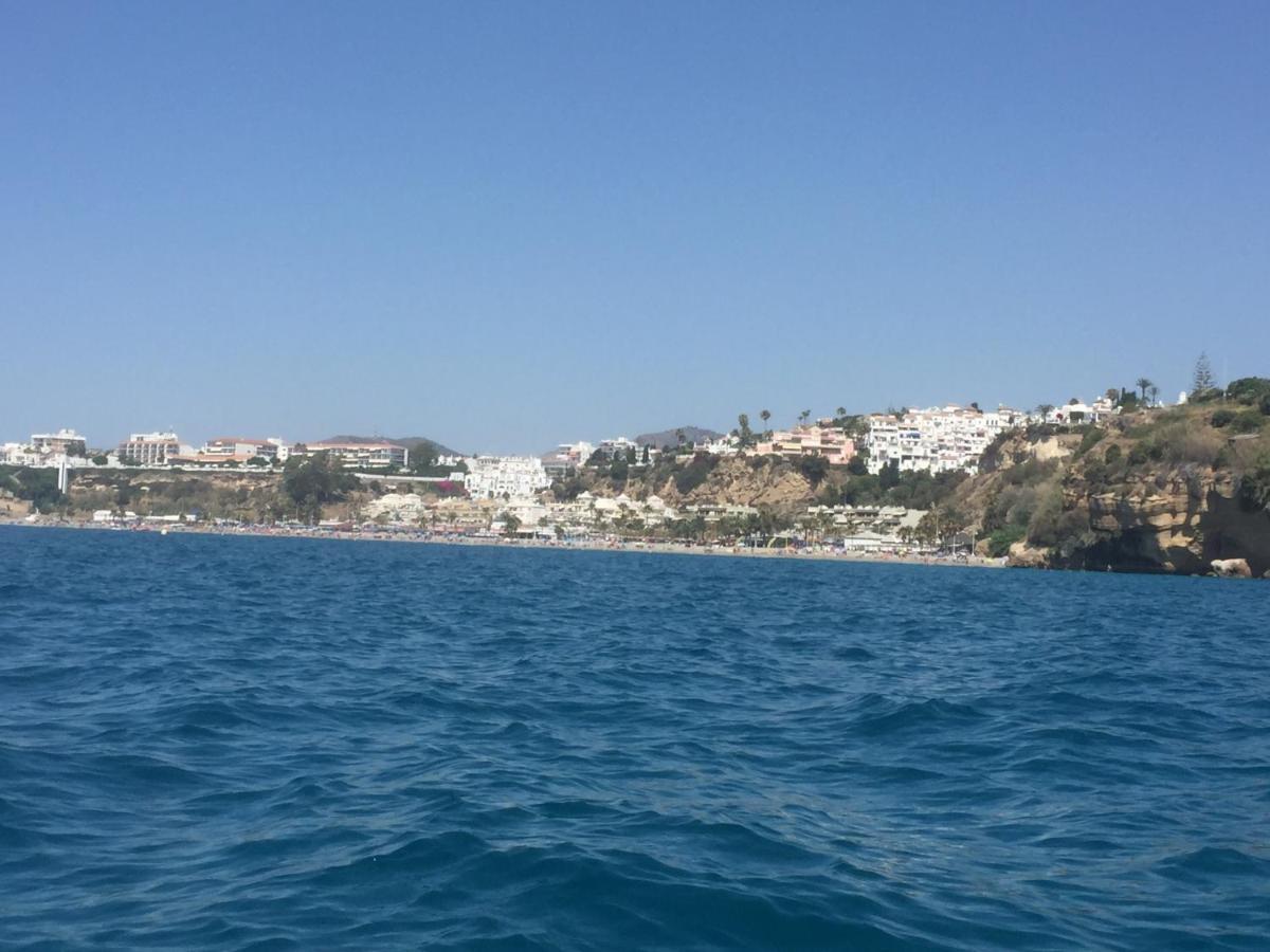 Playa Burriana, Tva Terasser, Havsutsikt, Pool Nerja Luaran gambar